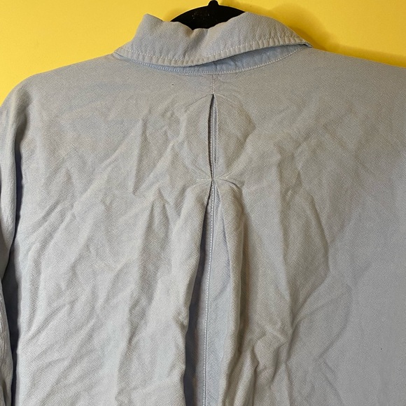 Hurley Women’s Button Down Casual Long Sleeve Light Blue - Picture 8 of 10